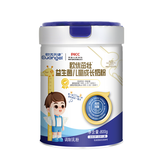 欧优茁壮益生菌儿童成长奶粉